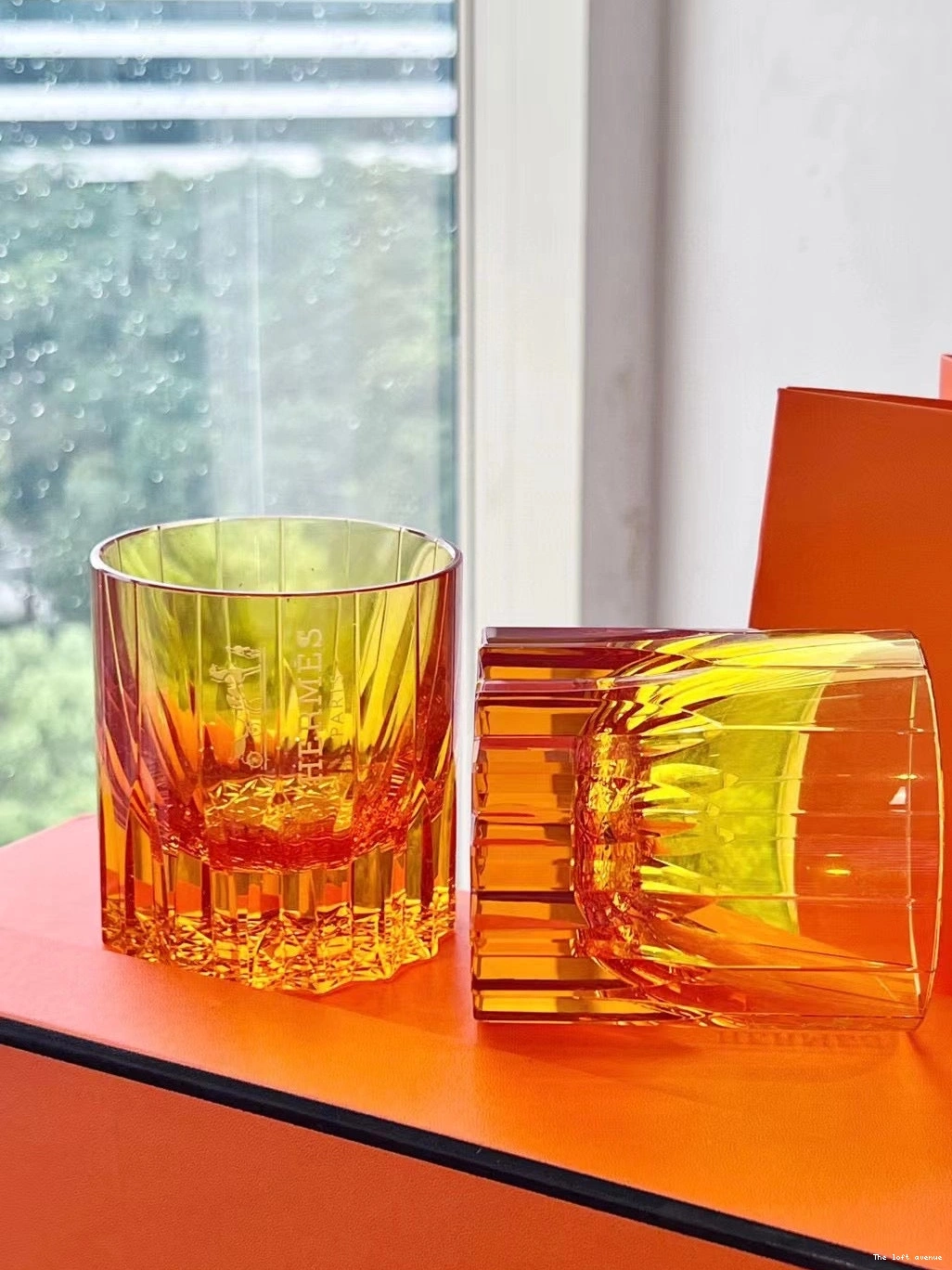 HERMES GLASSWARE CUPS 0820